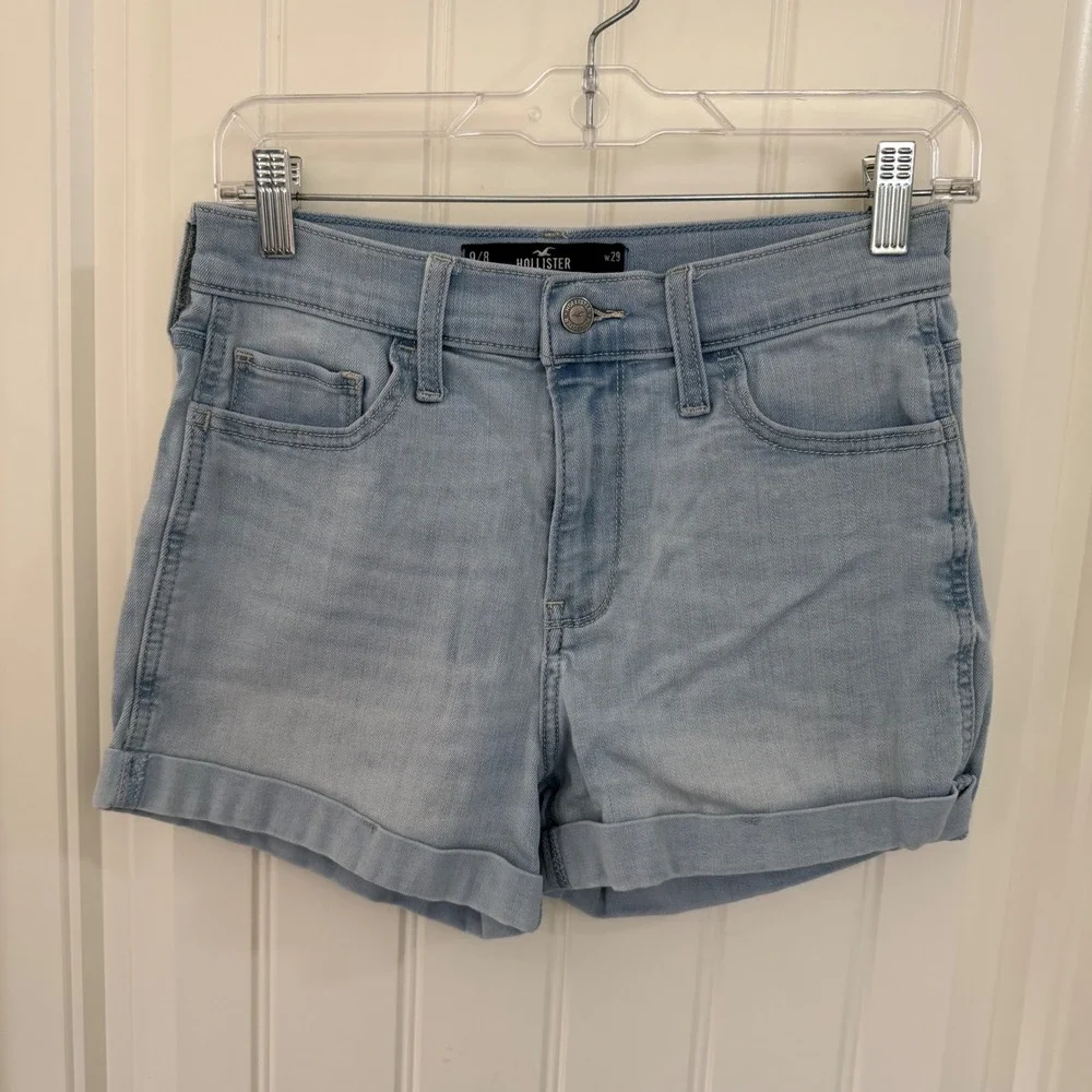 Hollister California High Rise Short 3‎ Inch Soft Stretch Denim Womens Size 29